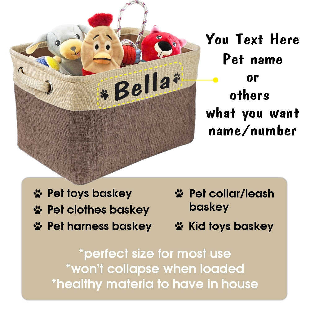 Insige customed dog toys storage bins