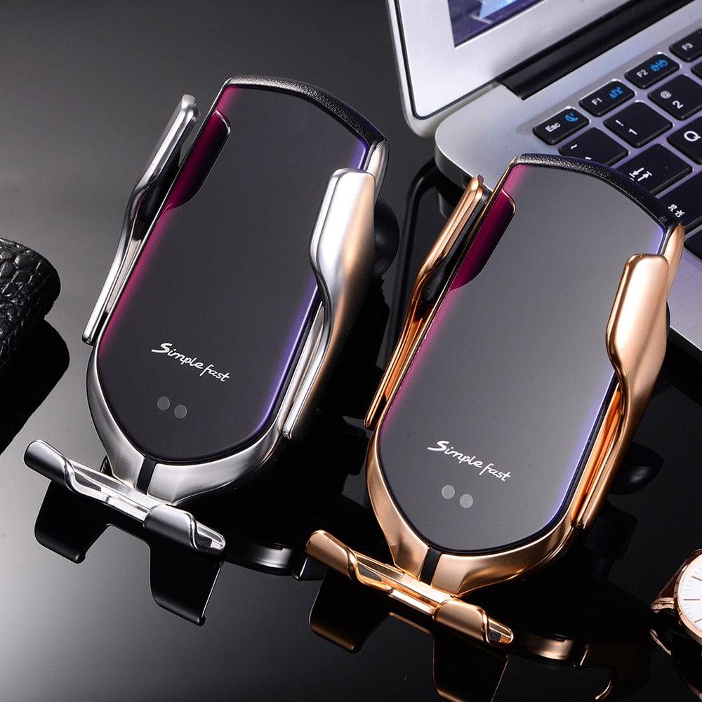 a couple of cell phones sitting on a table