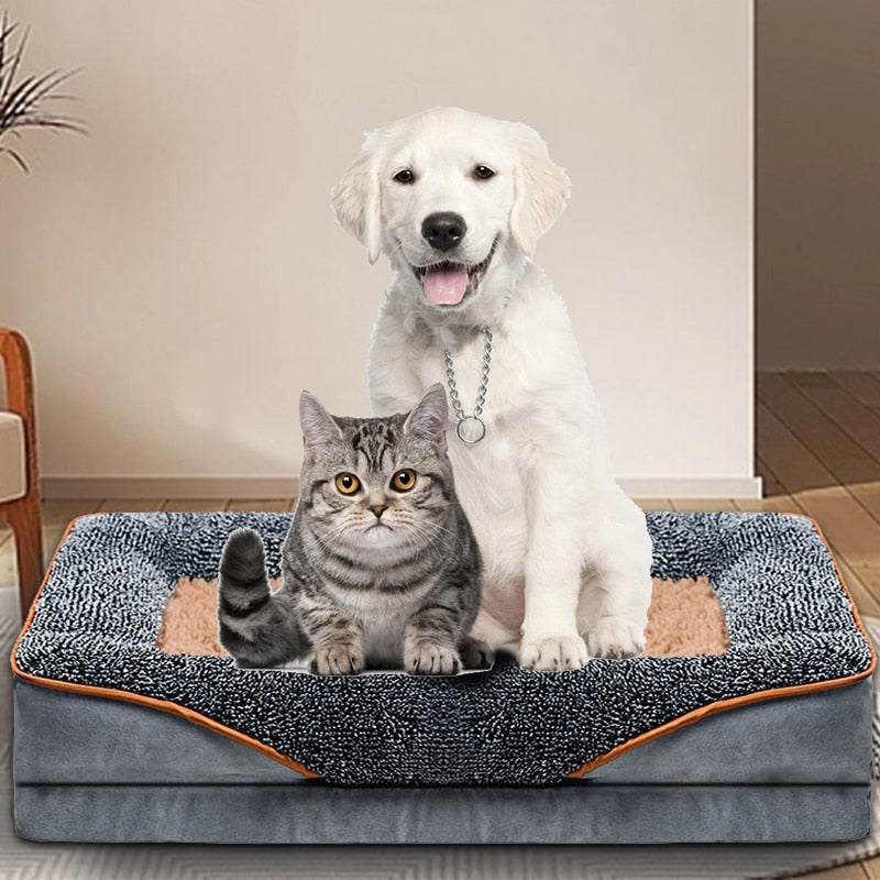 Dropshipping 2023 Best Selling Products Zipper Dog Beds Kennel Bed Mat Winter Large Dog Sofa Bed Dog Washable Mat For Small Dog