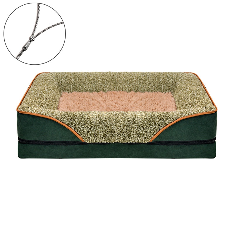 Dropshipping 2023 Best Selling Products Zipper Dog Beds Kennel Bed Mat Winter Large Dog Sofa Bed Dog Washable Mat For Small Dog