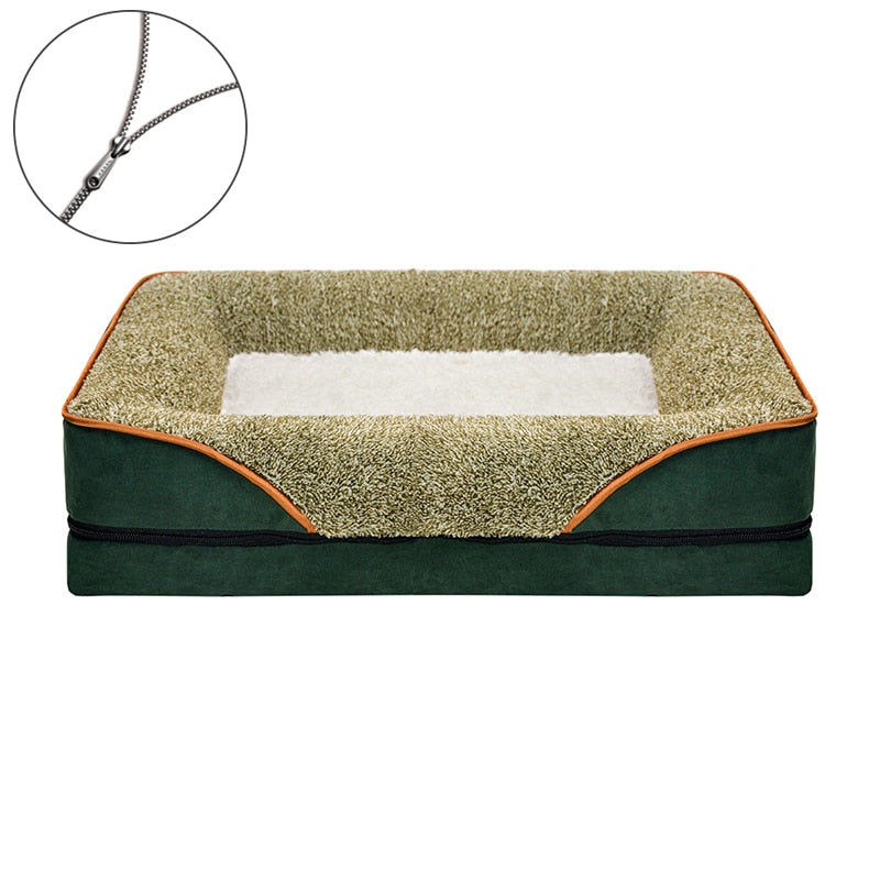 Dropshipping 2023 Best Selling Products Zipper Dog Beds Kennel Bed Mat Winter Large Dog Sofa Bed Dog Washable Mat For Small Dog