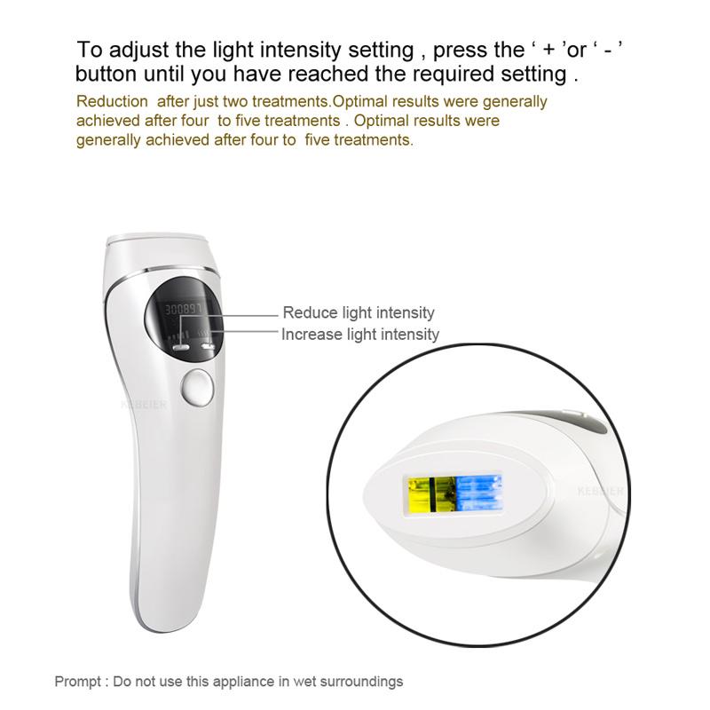 Safe and Painless: IPL hair removal has been proven to be gentle, high safety, no side effects, and painless2