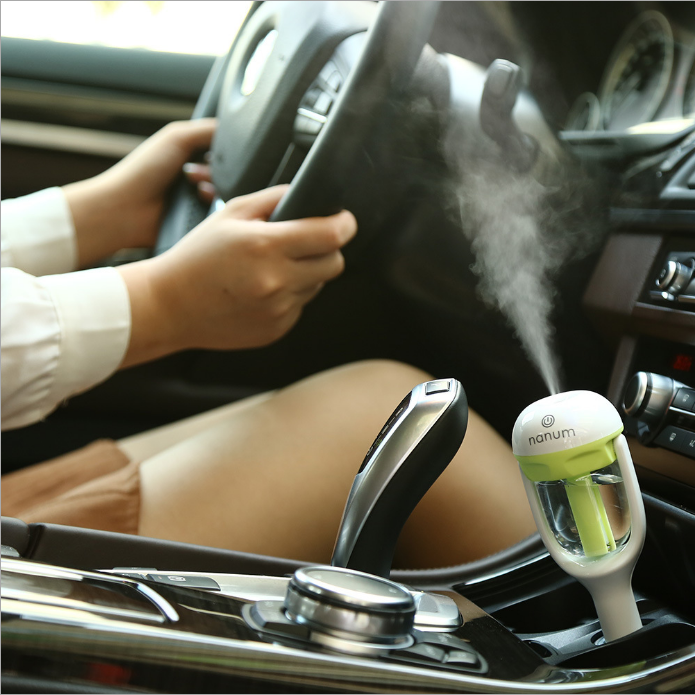 Car Humidifier Air Purifier Freshener Essential Oil Diffuser.