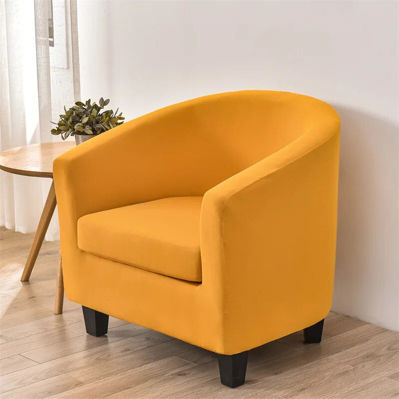 Split Style Tub Chair Cover Stretch Armchair Cover Club Sofa Covers for Living Room Sofas.