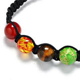 7 Chakra Healing Stones Bracelet Insige Organizing Products