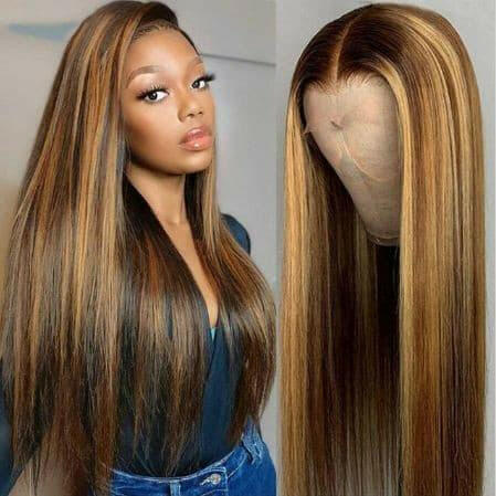 Medium Length Straight Hair Wig - Nakinsige