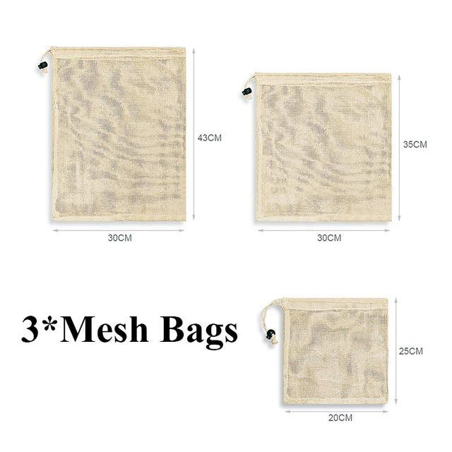 Reusable Shopping Bags 100% Cotton - Nakinsige