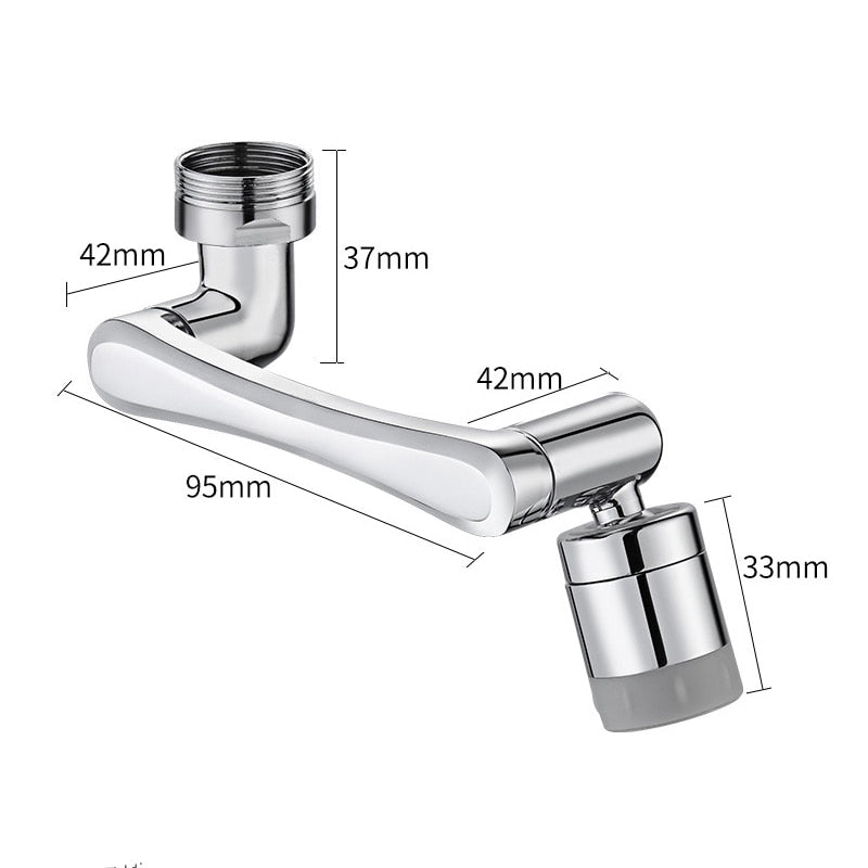 Rotatable Multifunctional Extension Faucet.