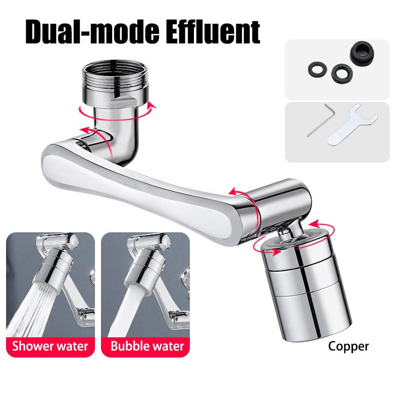 Rotatable Multifunctional Extension Faucet.