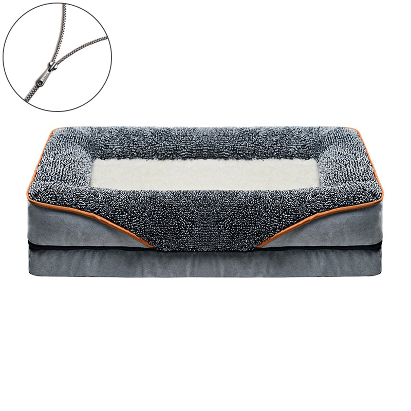 Zipper Dog washable Beds Kennel Bed Mat