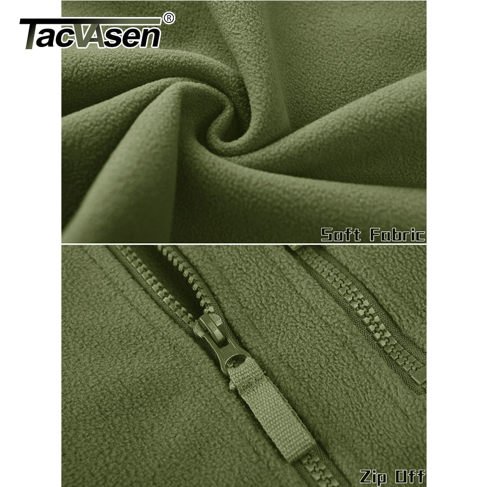 TACVASEN Full Zip Up thermal fleece jacket
