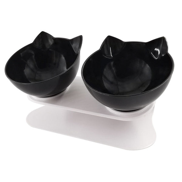 black-double-bowl