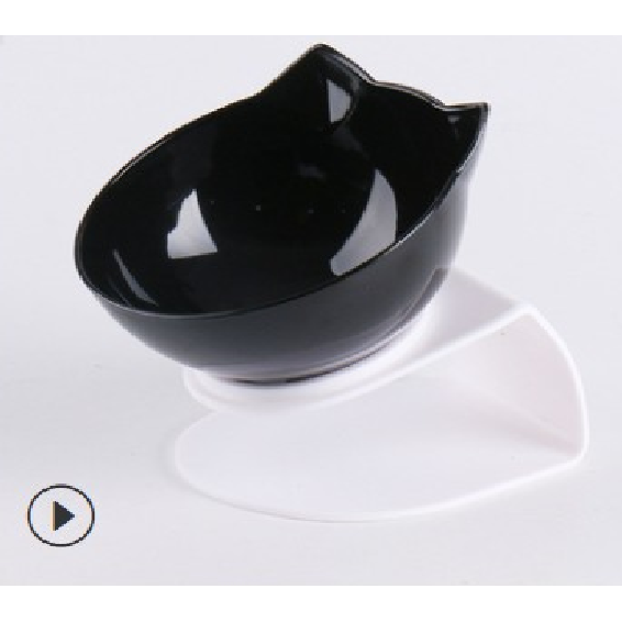 Pet Double Cat Bowl With Raised Stand.