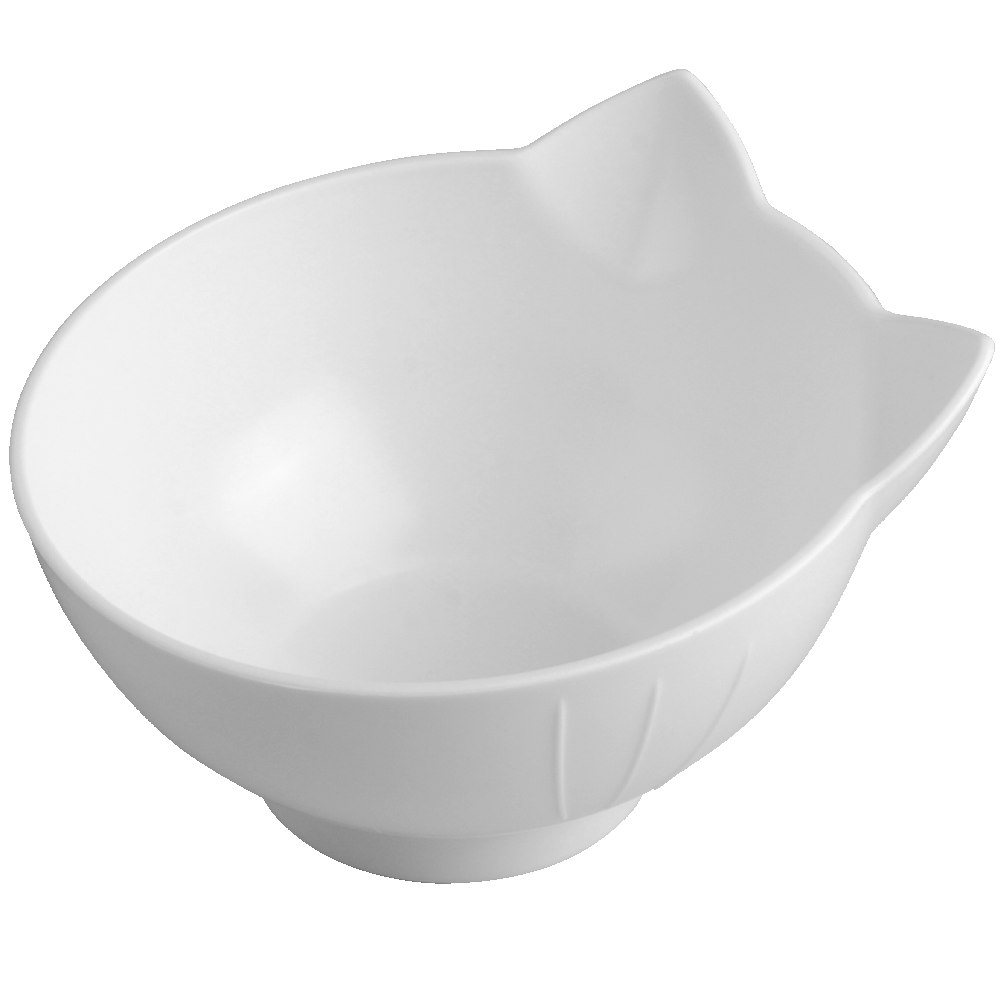 Pet Double Cat Bowl With Raised Stand.