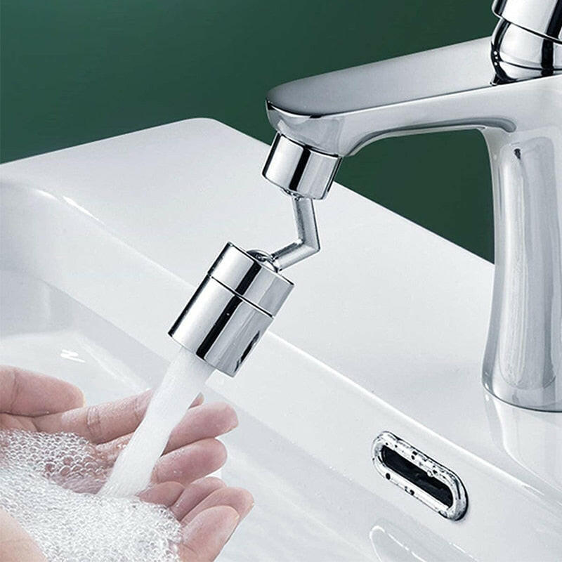 720°Universal Kitchen Faucet Anti-splash Aerator Bathroom Tap Rotatable Faucet Sprayer Saving Water Tap Nozzle Extender Adapter.